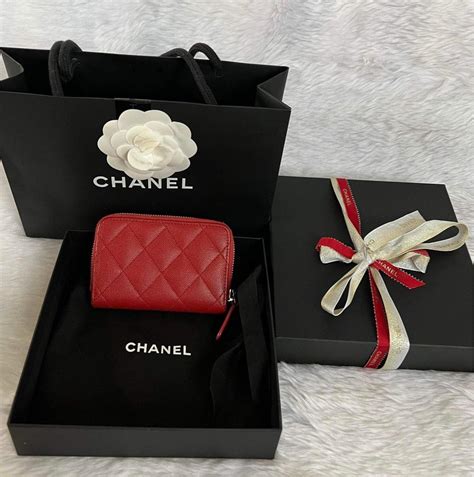 chanel stamp on wallet|authentic chanel wallet.